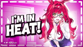"Please Breed Me NOW!" Bunnygirl In Heat is Hopeless For Your Cum - R18 Audio ASMR Anime Roleplay