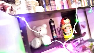 Hawt performance of a aged floozy with large dildos in her butt, in her vagina, with a schlong in throat! ))