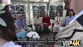 VIP4K. Pleased Marriage is the Bride's Large Natural Melons