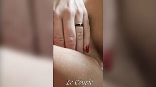 Homemade amateur episode how wife plays with sex toy - POV