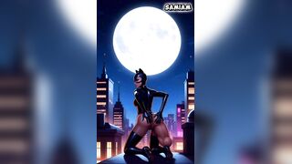 A night in Gotham with Catwoman generated
