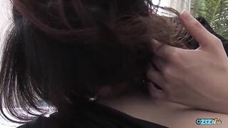 This gracious woman was stimulating the dude's teats to kindle him significantly.