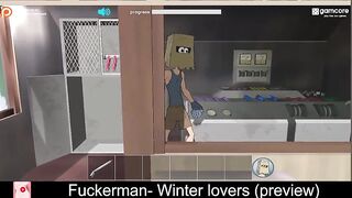Fuckerman- Winter lovers (preview) Action, 2D, CG, Adult, Toon, fuckerman, Fur, futa, game, NSFW, winter