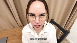 POV: Sex with a Hawt Wife in an Office Costume ????