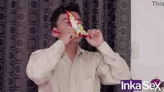 INKA SEX - My Small Stepdaughter seduces me during the time that this babe plays.