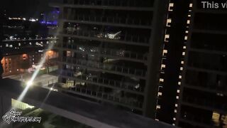 Sex, Oral pleasure, and Facial on the Balcony