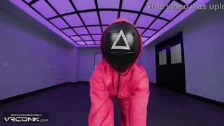 VR Conk: Hawt Triangel Playgirl In Dress Sucks A Biggest Jock In Porn Parody pt.1