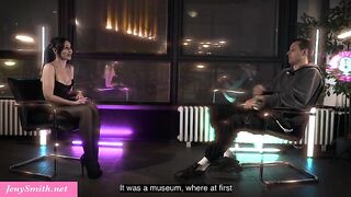 Jeny Smith and Nashidni in a movie speaking about sex, pranks, and threesomes