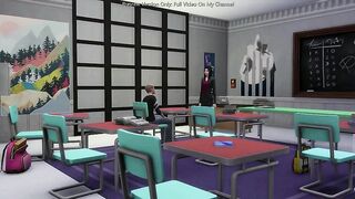 Hawt Oriental Math Teacher Gets Her Twat Filled With Cum - sims 4 - CG Comics