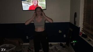 Teenage eighteen yr old gets in nature's garb