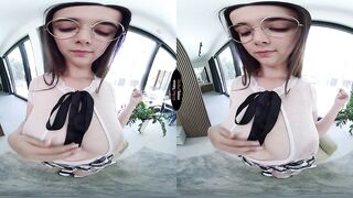 Breasty cutie Remido fantasies of large hard ramrod in her hawt juicy vagina — VirtualTaboo