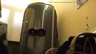 Jock flash in solarium