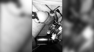 urethral insertion with ball ramrod of different sizes