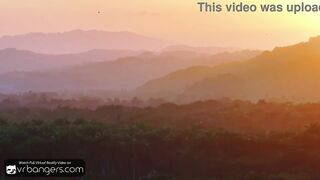 VR Bangers: Sexy Oily Gal Sucks And Bangs in The Butt