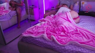 I wont tell if u wont tell, this babe told! Pervert Stepdaughter slip Stepfather's schlong in her throat