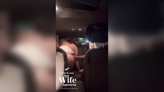 A cuckolded groom asks to switch places with the Uber driver so this chab can see his wife get screwed by a real ebony chap.