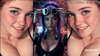 AI Generated hardcore soaked TOP pt.7 - Sexy AI Compilation pmv Porn