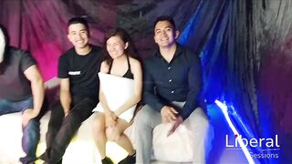 The ideal threesome: the cuckold lends his wife and ends up joining in.