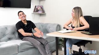 Shaira gives Tommy Vergas's large rod a workout with her large Colombian melons