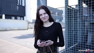 GERMAN SCOUT - Tiny Redhead Teen Peach Delina Pick Up for 1st Casting Screw