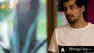 Wicked mother I'd like to fuck Uses Her Large Titties To Bang Her Stepson