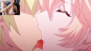 Breasty gal gets a huge creampie [uncensored anime English subtitles]