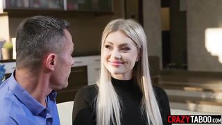 Hot large ass honey drank large dong and enjoyed hardcore twat banging in a trio