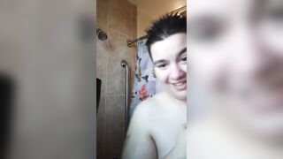 TRANSGENDER FEMALE TO HUNK SHOWER TEASE