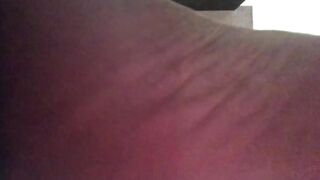 small human below giantess desk pov