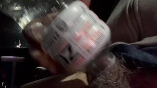 German Grand-dad Banging Bottle