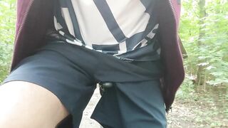 Masturbating on the go