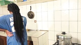 My roommate woke up this morning wanting to have sex with me in the kitchen whilst I was trying to make him smth to eat; I've a feeling this guy wanted to eat me 1st.