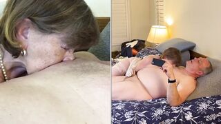 Older Carmen worthwhile wang sucking unfathomable throating old floozy