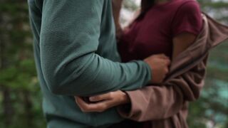 Nature inspired us and we couldn't resist. Kisses. touches, anything felt right in that pont of time.