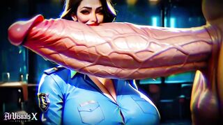 Breasty Police mother I'd like to fuck: SPH Whilst Fantasizing About Monster Dongs (Interior Monologue / Dream)