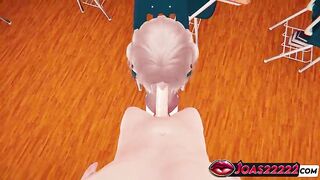 Hot College Golden-haired Stacy in Rule34 Animation - Have a fun Free-Hands Oral-job, Footjob Fetish in Nylon for Biggest Weenie & Magnificence Aperture Deepthroat Concluding in a Facial