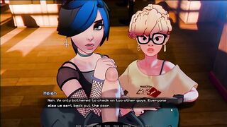 Hooked [ Manga Game ] Ep.two PUNK and NERD touch a MASSIVE JOCK for the 1ST TIME in this PORN CASTING !