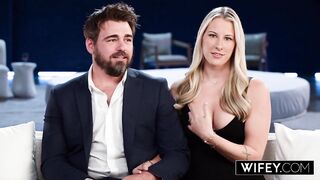 WIFEY BBC Hungry Golden-haired Country Hotwife Gets Dicked Down Hard In Front Of Hubby