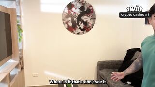 I went back for my phone… and discovered the cleaning lady masturbating on my daybed