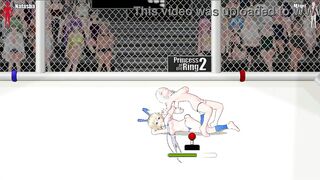 Glamorous ladies having lesbo sex in erotic manga ryona gameplay