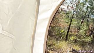 Roughly banged a counsellor in a tent in the woods