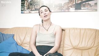 Tanya is a former catwalk model and this day that babe's on our daybed for a casting