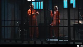 Bratty Golden-haired Pranked In Mixed Prison - Veronica Leal Time Stop Freeze Drilled