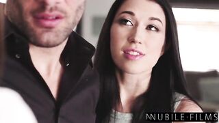 "Double Suck His Thick Penis" – Brunette hair Women Alex Coal Andi Rose