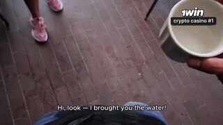 My superlatively good ally's stepfather gave me a great screw.