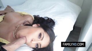 Perv stepdad don't mind banging his lalin girl stepdaughter