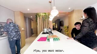 My raise is to screw my cuckold boss's Latin big beautiful woman mother I'd like to fuck wife with my large manager dong!