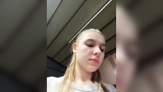 Hard fingering cunt public hawt