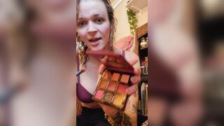 Your Trans Girlfriend Teaches U How to Do Your Makeup // t4t, titties, toes and a cute girlcock