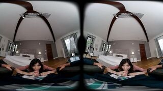 VRB Trans Sexually excited TS Tranny Hotel Receptionist Korra Del Rio Sucks & Screws in Hawt Underware VR Porn